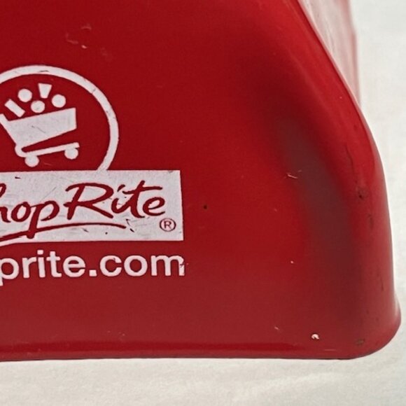 ShopRite Supermarket Red Promotional Advertising Cow Bell Decor Collectible 3" - Picture 11 of 12